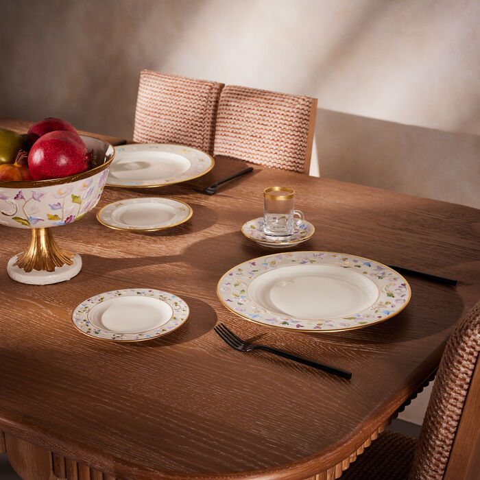 villari taormina dinner plate white 25cm