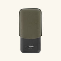 st dupont cigar case brown