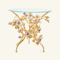 villari marie antoinette coffee table gold