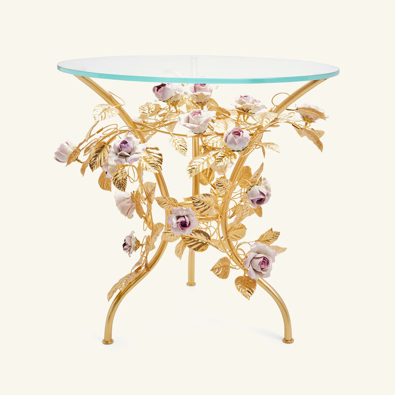 villari marie antoinette coffee table gold