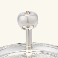 christofle jardin d eden cake stand silver plated