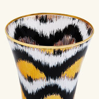 les ottomans ikat drinking glass black