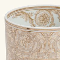 versace barocco beige vase round small
