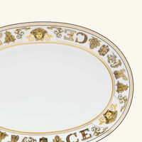 Virtus Gala Serving Platter Oval White 27cm versace virtus gala serving platter oval white 27cm