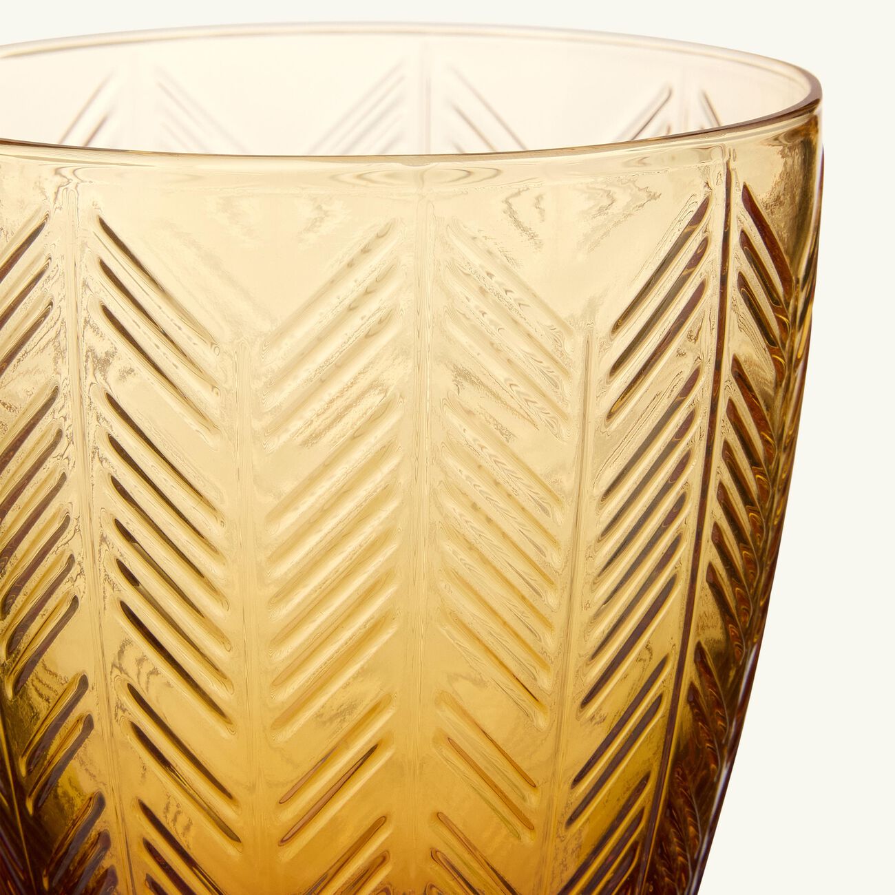 missoni home zig zag water glass orange