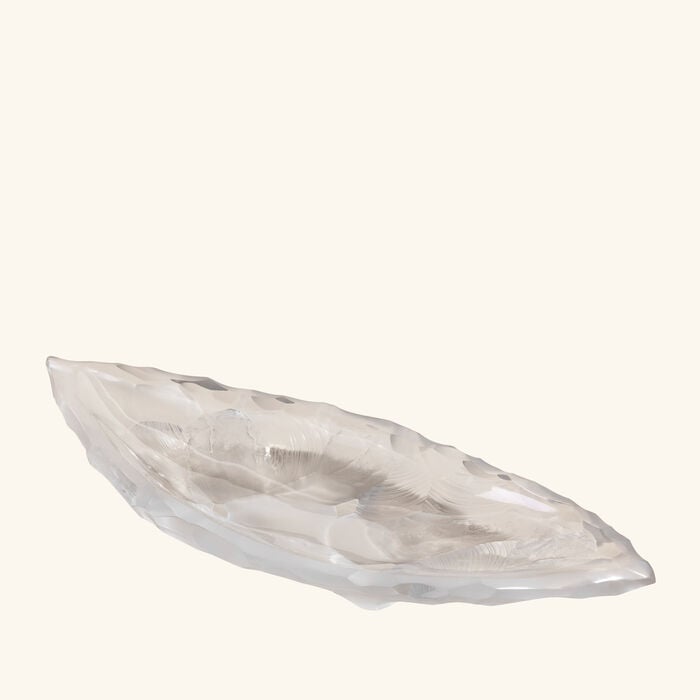 lalique terramineral silex centerpiece medium clear