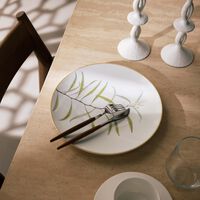 bernardaud jardin indien dinner plate round white 27cm