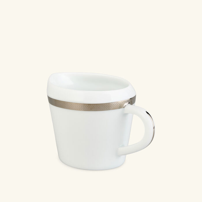 bernardaud maille platine creamer white