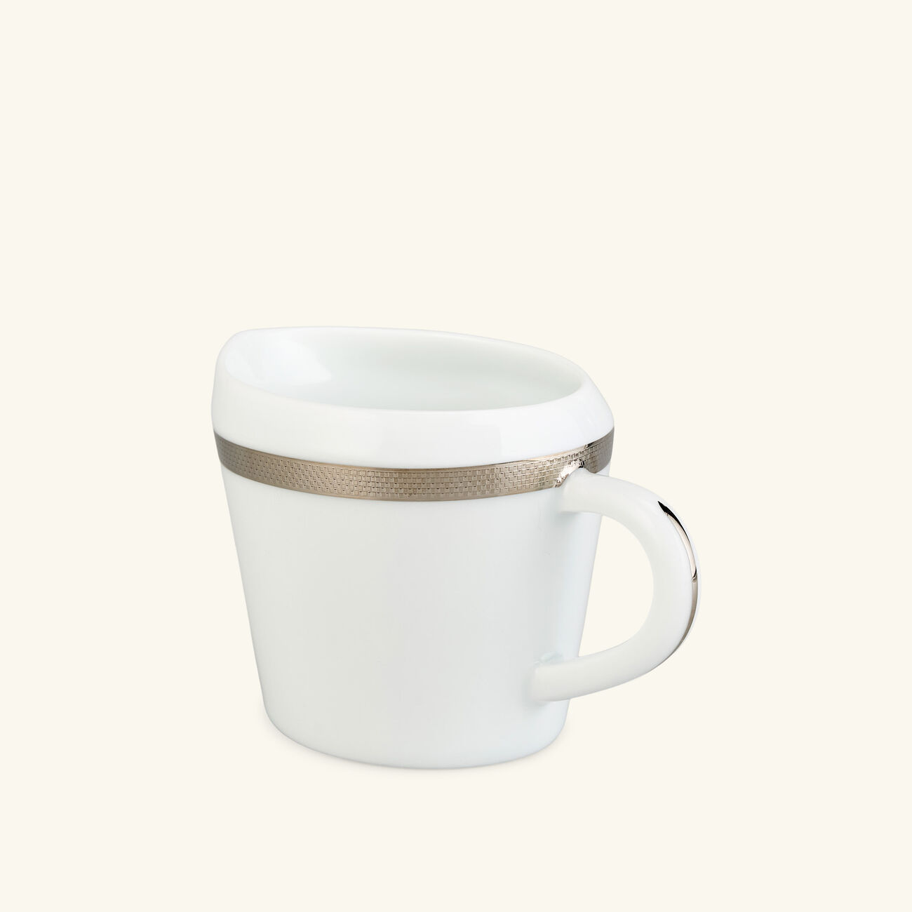 Maille Platine Creamer White bernardaud maille platine creamer white