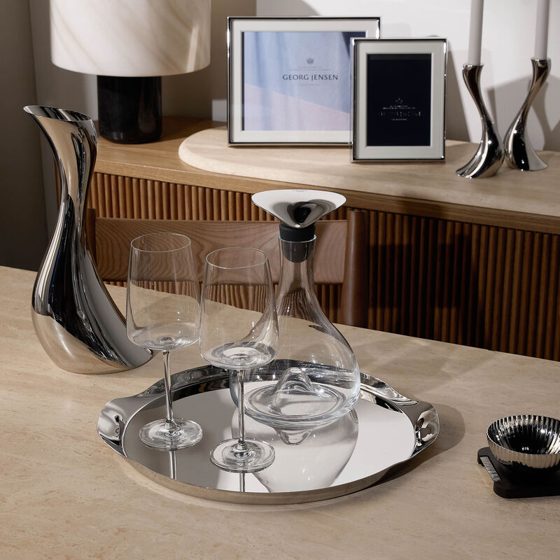 Wine & Bar Serving Tray Clear georg jensen wine bar serving tray clear