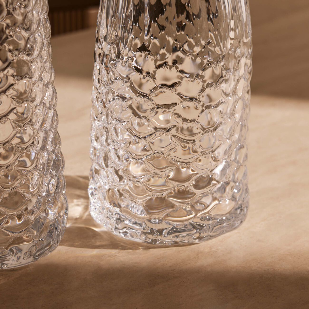 mario cioni   c elephants whisper vase large clear