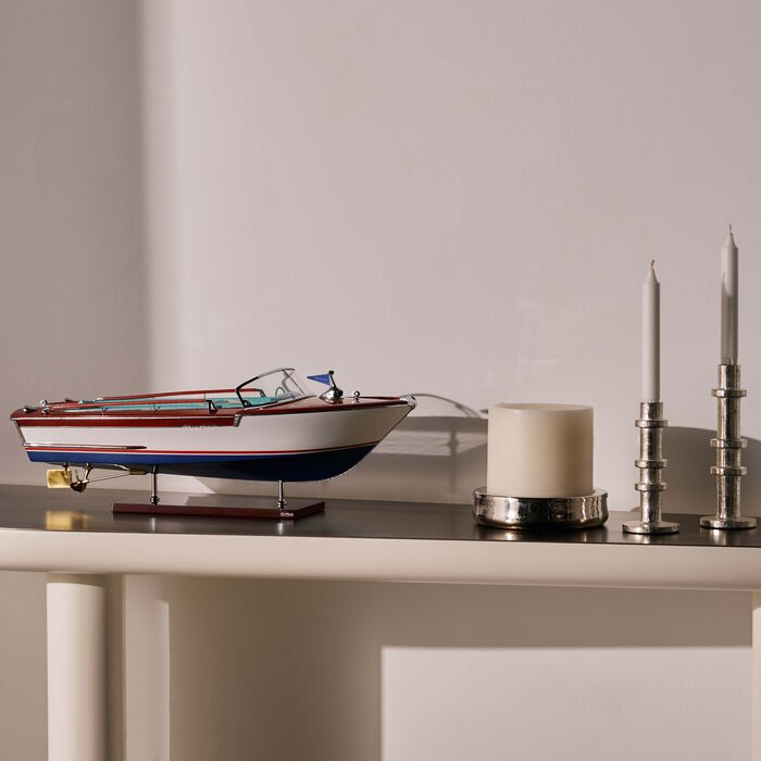 kiade riva junior model boat blue 55cm