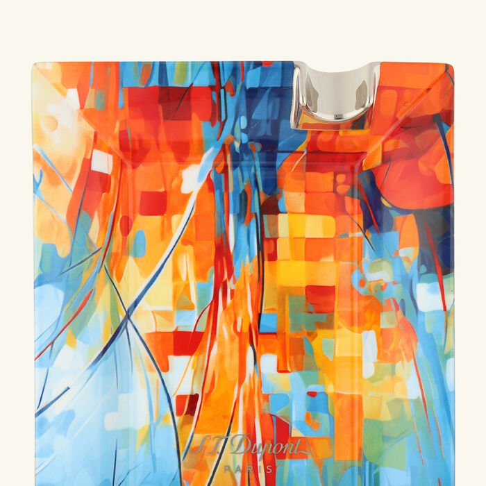 اس تي دوبون منفضة جرافتي مستطيلة كبيرة متعددة الألوان