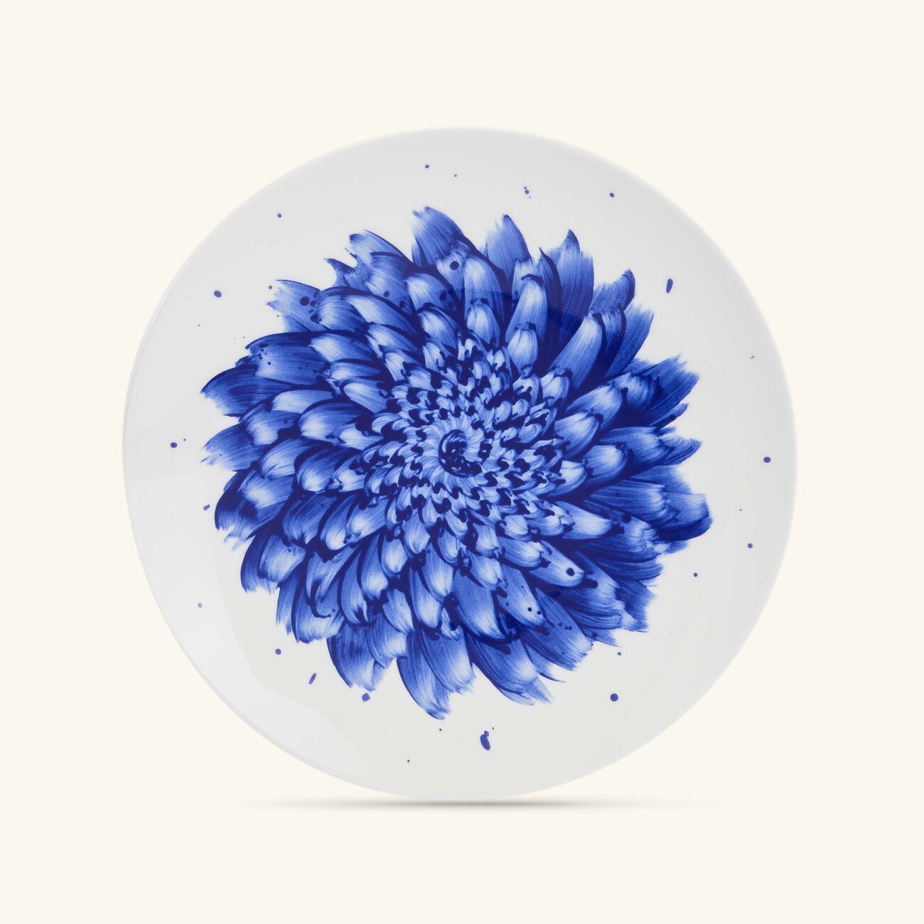 In Bloom Salad Plate Coupe Blue 22cm bernardaud in bloom salad plate coupe blue 22cm