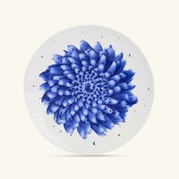 In Bloom Salad Plate Coupe Blue 22cm bernardaud in bloom salad plate coupe blue 22cm