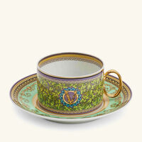 versace barocco mosaic tea cup saucer pattern