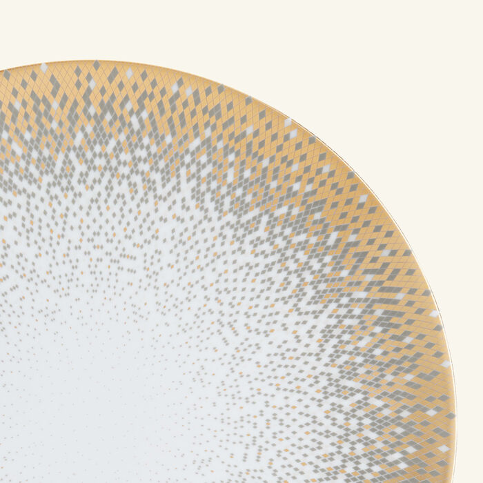 haviland souffle d or underplate round gold 32cm