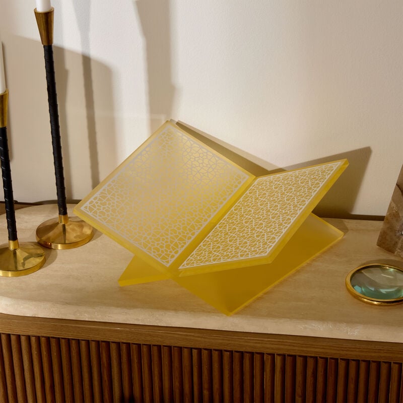 assouline bookstand gold