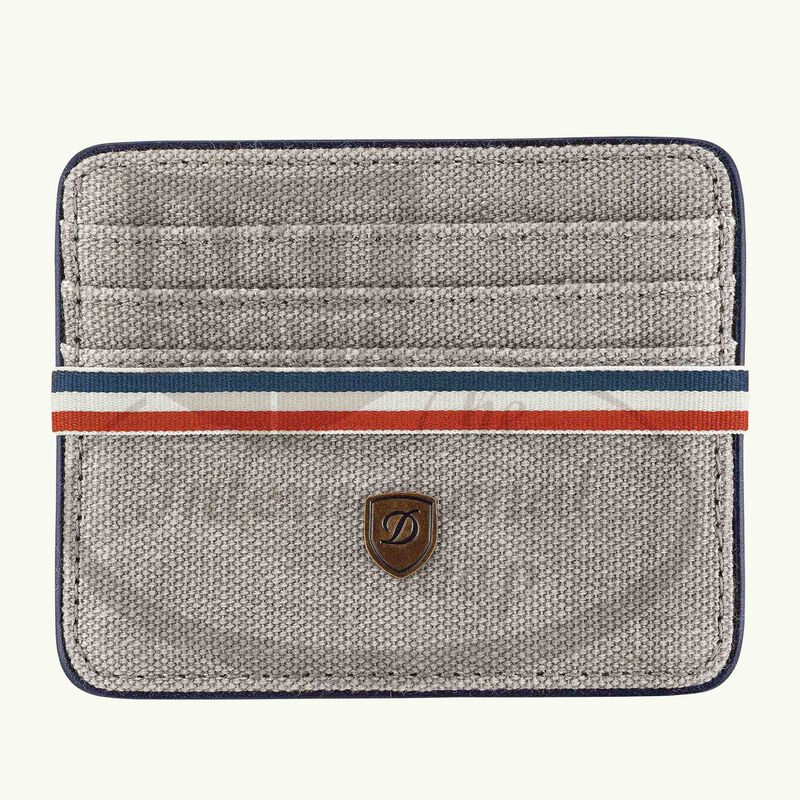 Iconic Credit Card Holder Grey st dupont iconic credit card holder grey