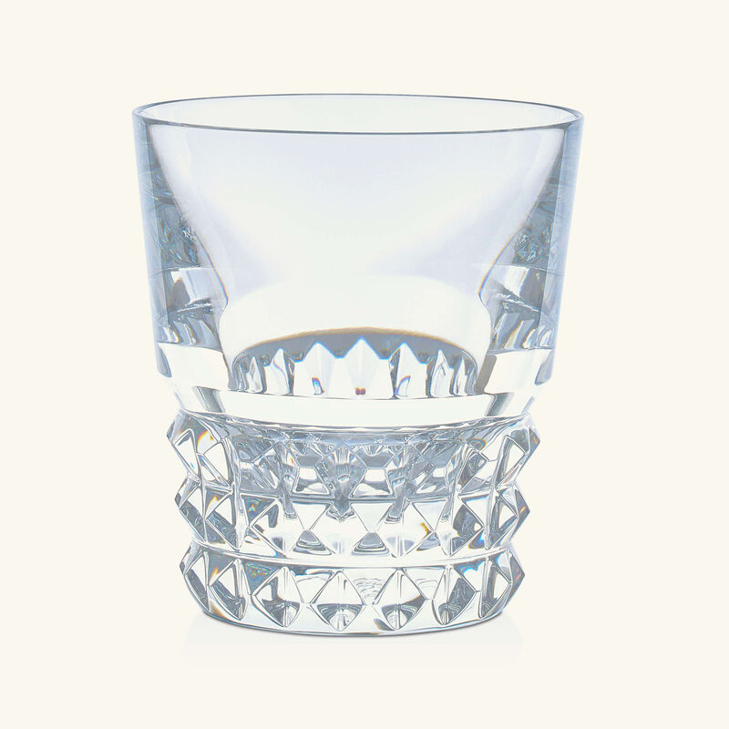 baccarat louxor drinking glass bar set clear