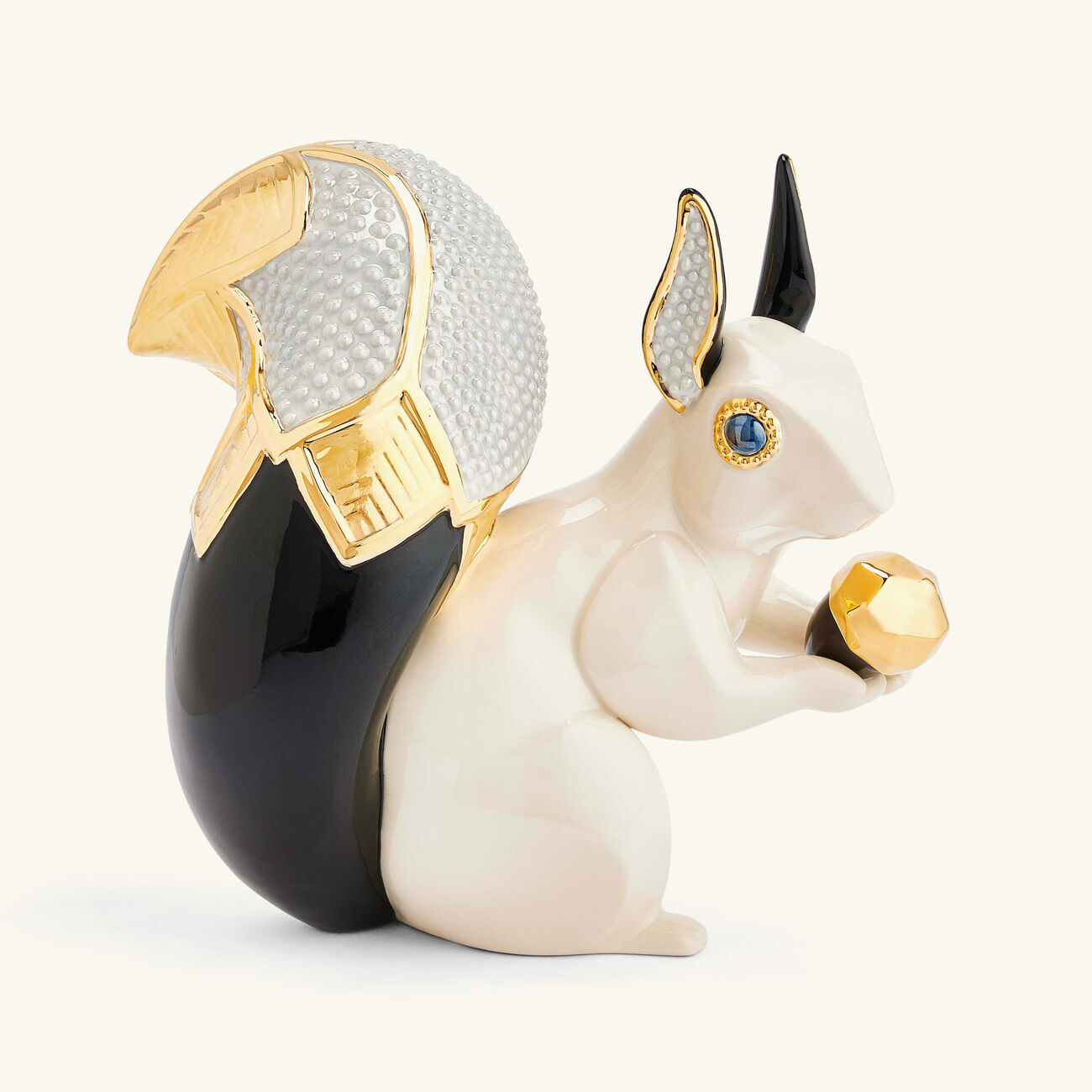 lladro squirrel jewel sculpture small