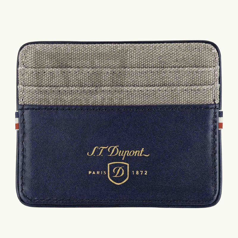 Iconic Credit Card Holder Grey st dupont iconic credit card holder grey