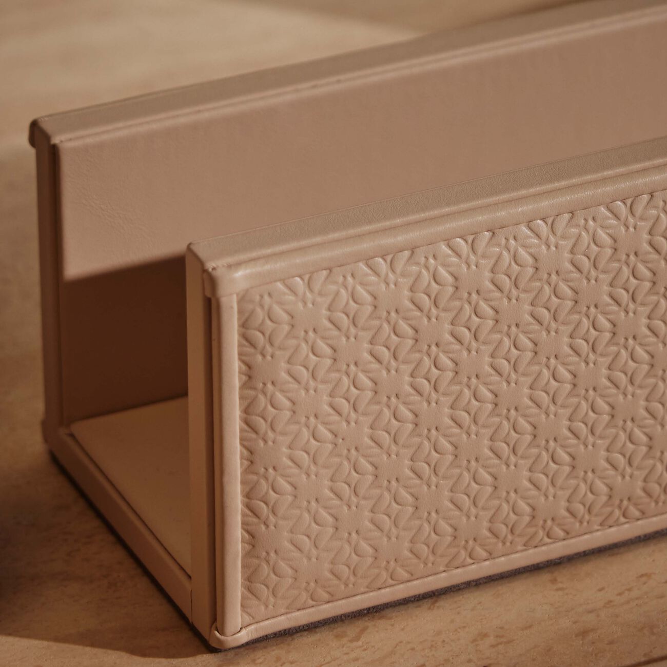 giobagnara elie sab monogram envelope holder torrone beige