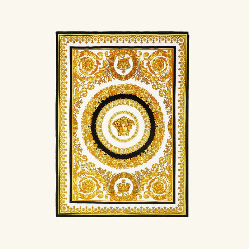 Crete De Fleur Beach Towel Gold versace crete de fleur beach towel gold