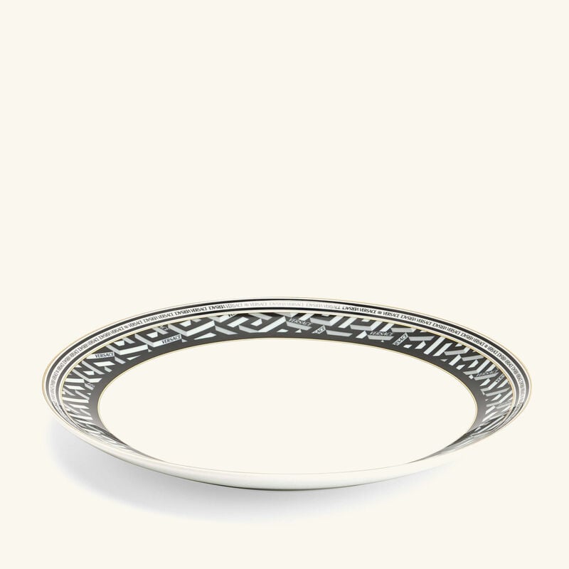 La Greca Signature Dessert Plate Round White 20cm versace la greca signature dessert plate round white 20cm