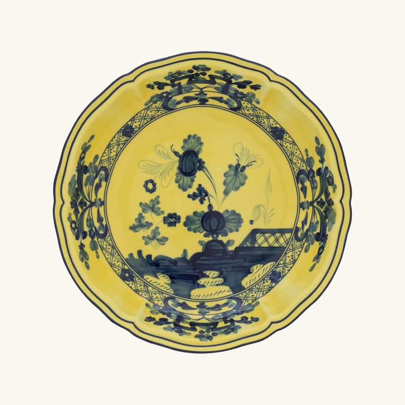 ginori 1735 oriente italiano fruit stand yellow