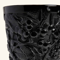 lalique merles et raisins vase small black