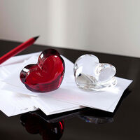baccarat zinzin heart figurine mini clear