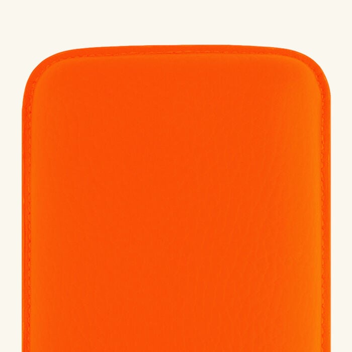 st dupont fluo 3 cigar case leather case neon orange