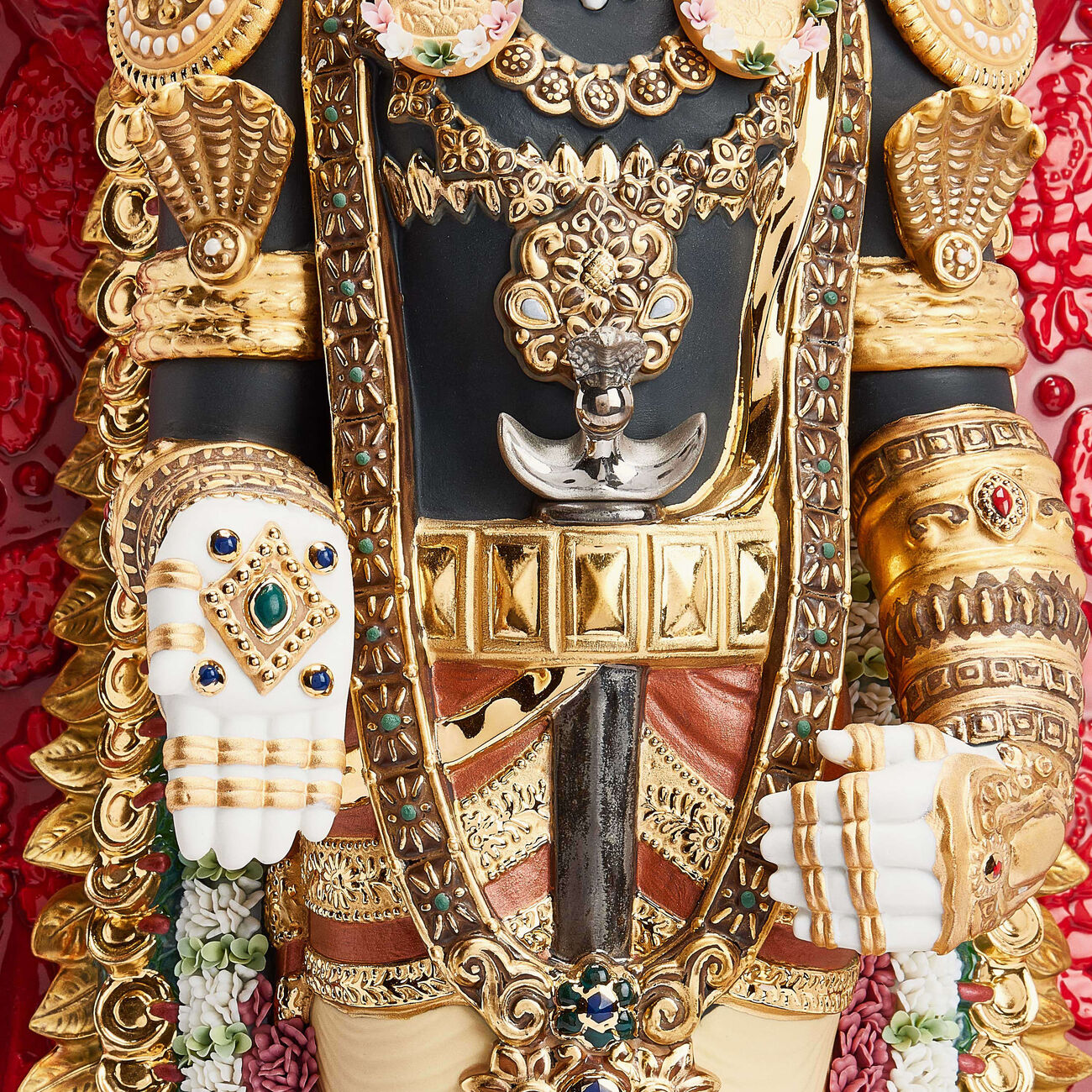 لادرو منحوتة بالاجي كبيرة جدًا حمراء محدودة الإصدار