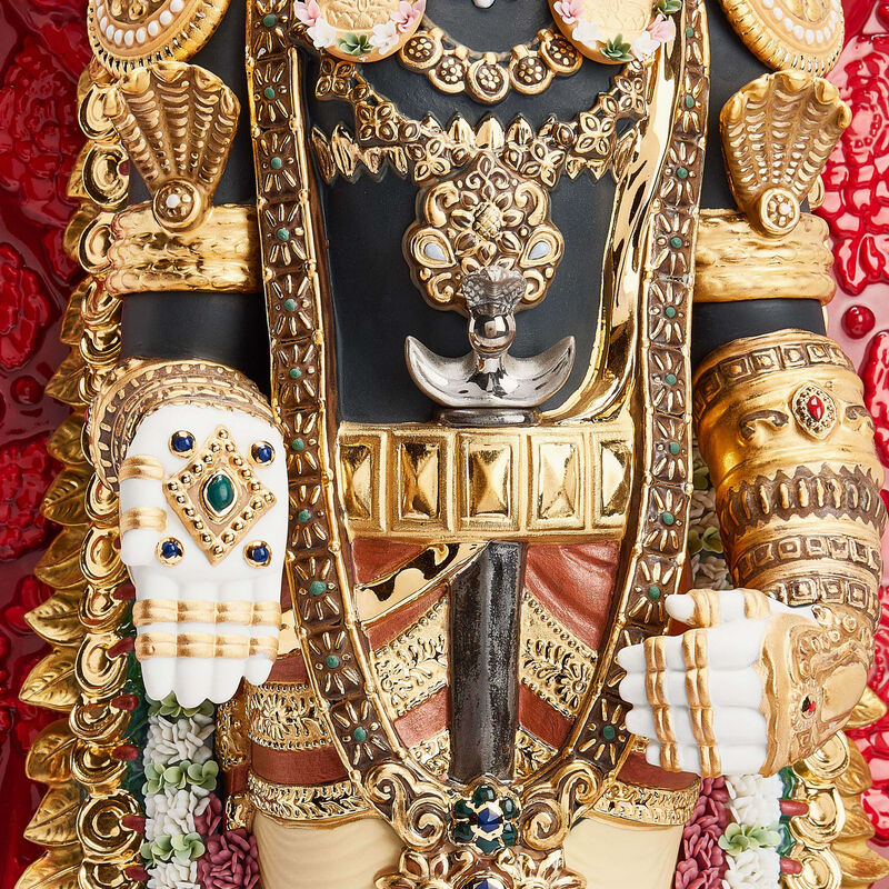 لادرو منحوتة بالاجي كبيرة جدًا حمراء محدودة الإصدار