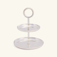 christofle vertigo cake stand silver plated