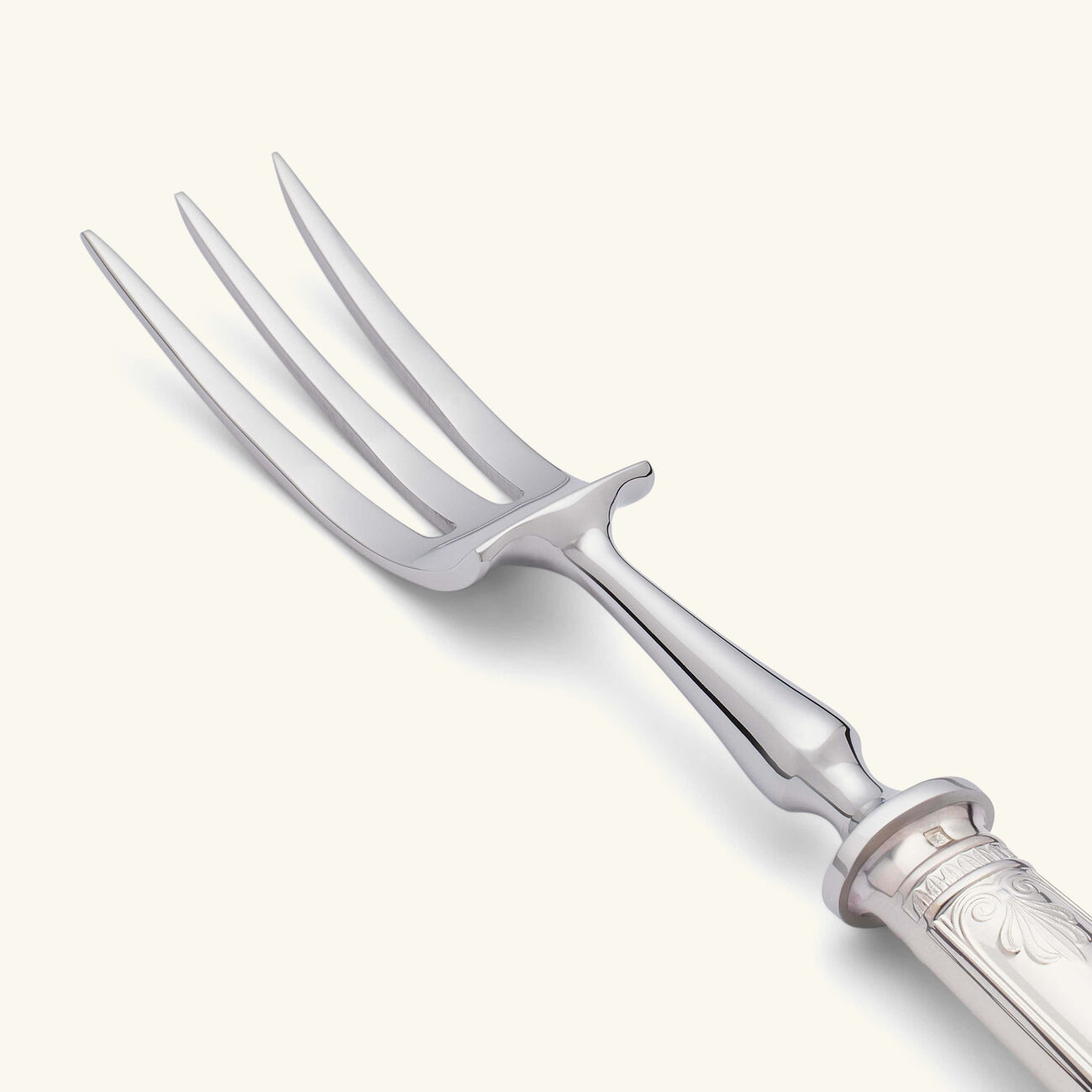 كريستوفل شوكة تقطيع اللحم مالميزون باللون الفضي