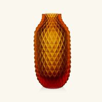 ruckl heroine coco vase round large amber