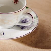 bernardaud canisse tea cup saucer gold