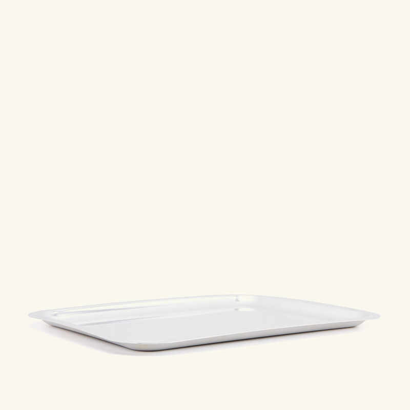 Albi Serving Tray Rectangular Medium Silver Plated christofle albi serving tray rectangular medium silver plated