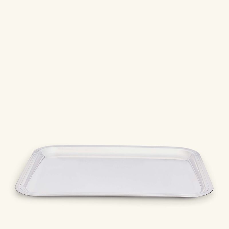 christofle albi serving tray rectangular medium silver plated