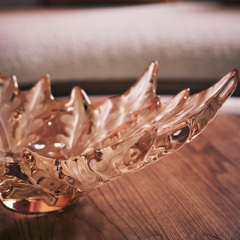 lalique champs lys es centerpiece gold