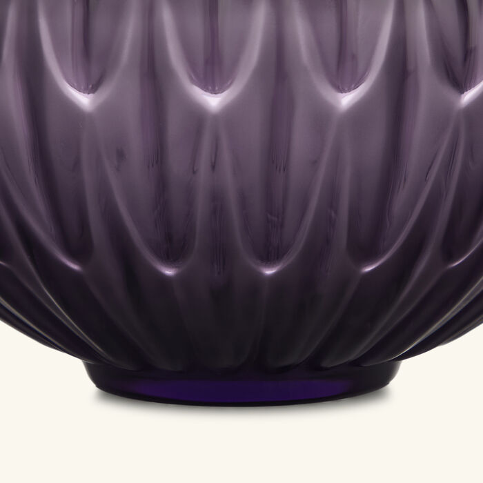 lalique vesper plumes bowl purple