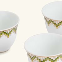 bernardaud augusta oriental coffee cups set of 4