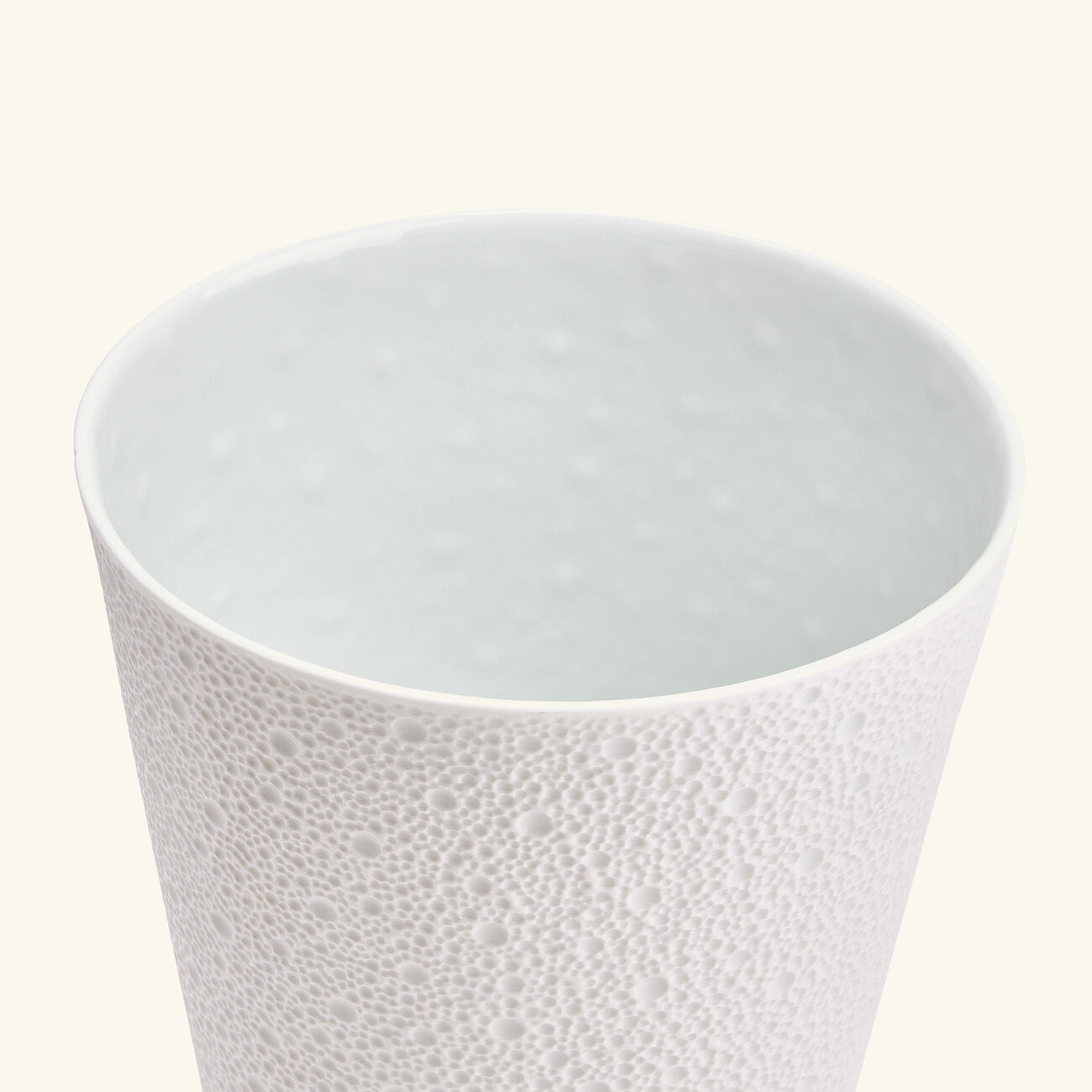 bernardaud ecume blanc vase small white