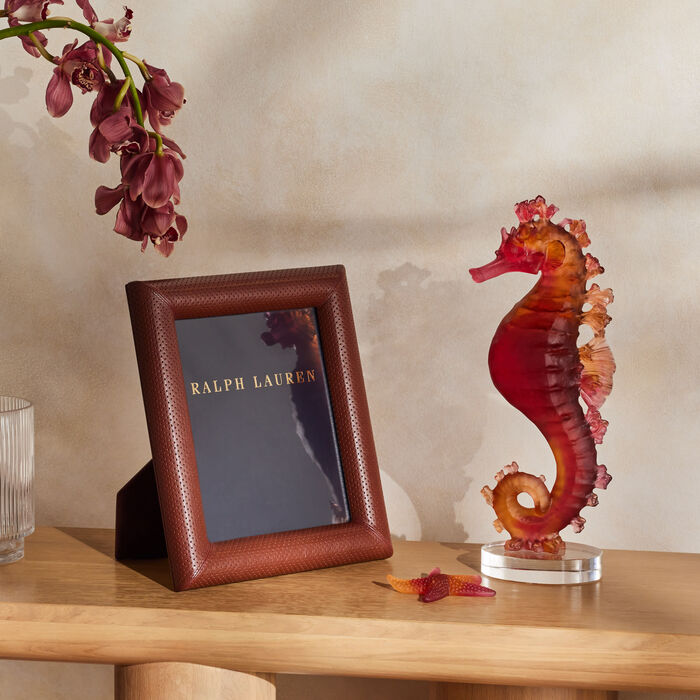ralph lauren home durham picture frame brown 20x25cm