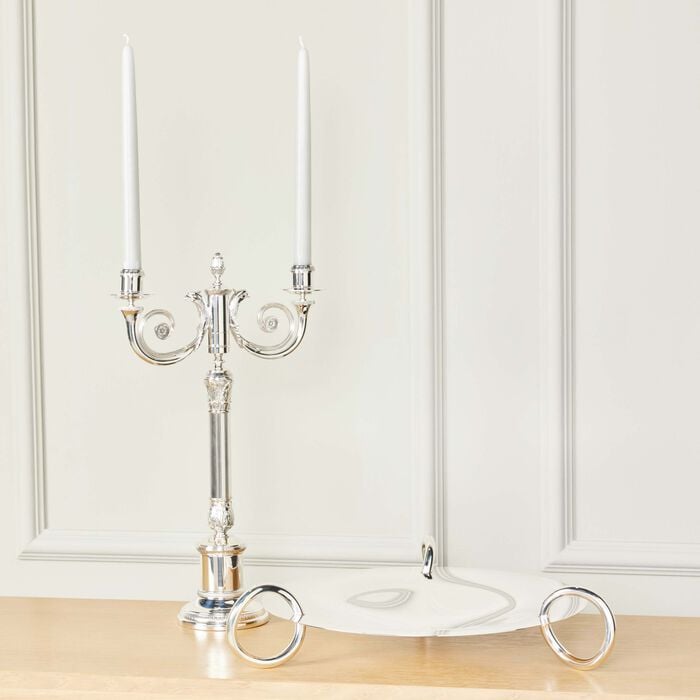 christofle vertigo centerpiece silver plated