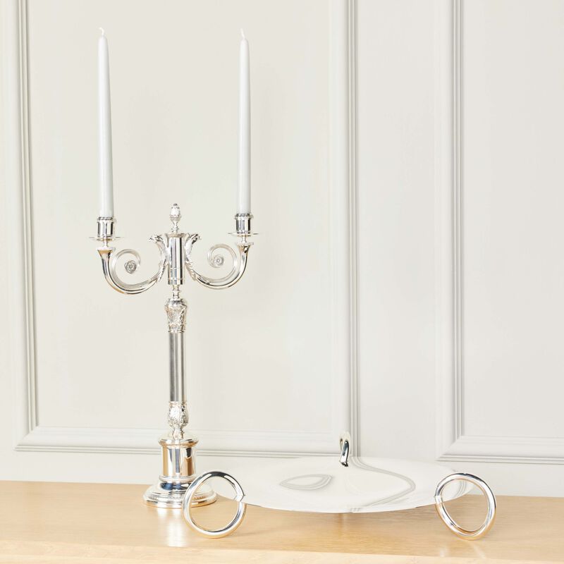 christofle vertigo centerpiece silver plated