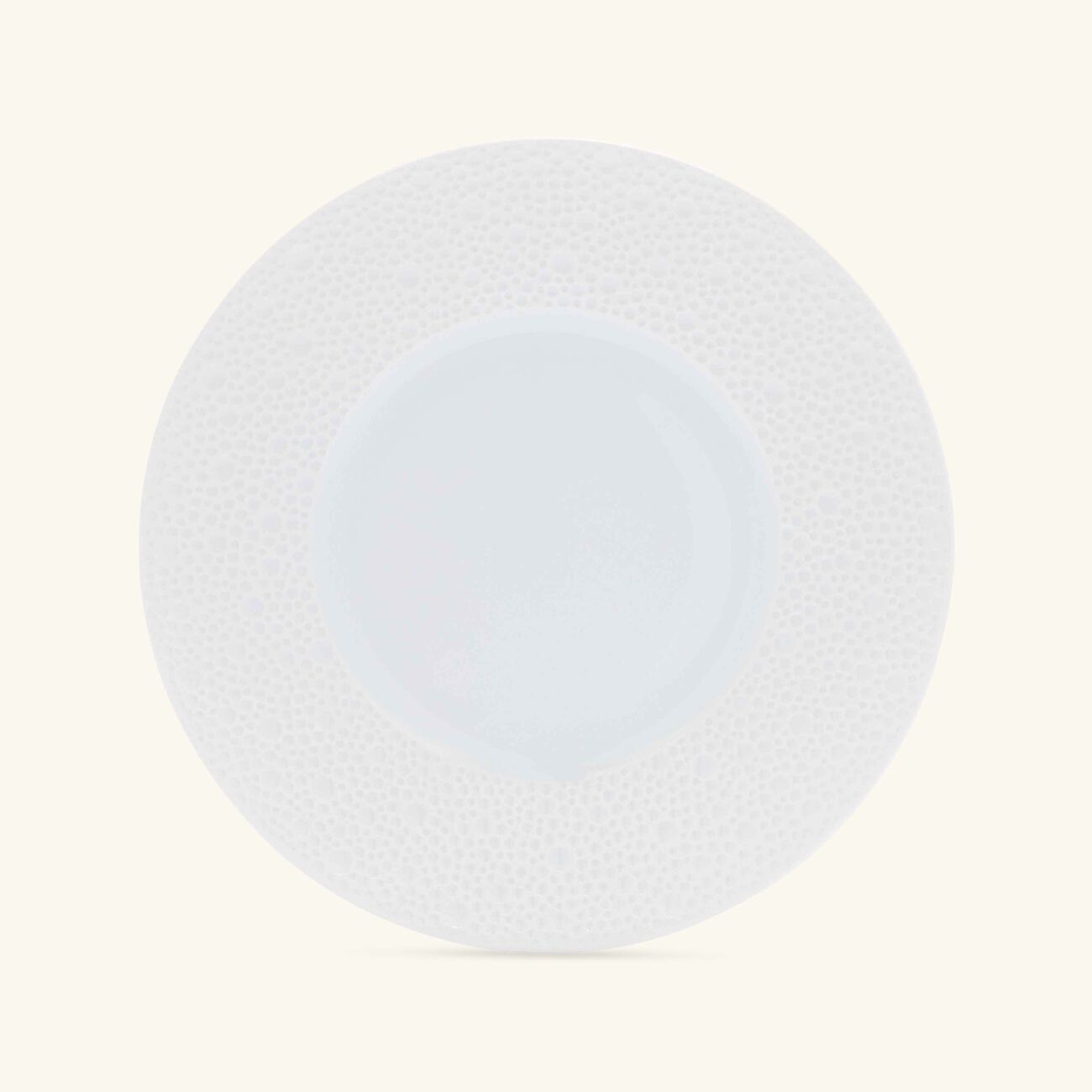 bernardaud ecume bread butter plate round white 16cm