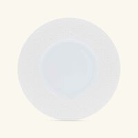 bernardaud ecume bread butter plate round white 16cm